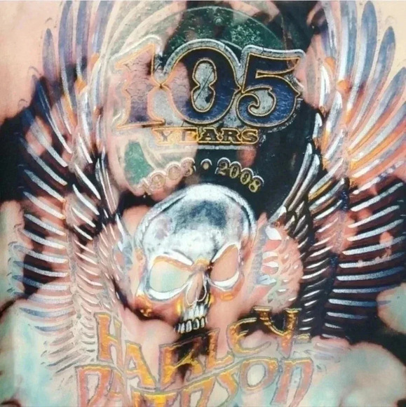 HARLEY Davidson reverse tiedye tank. Size 2x. Unisex - Picture 8 of 9